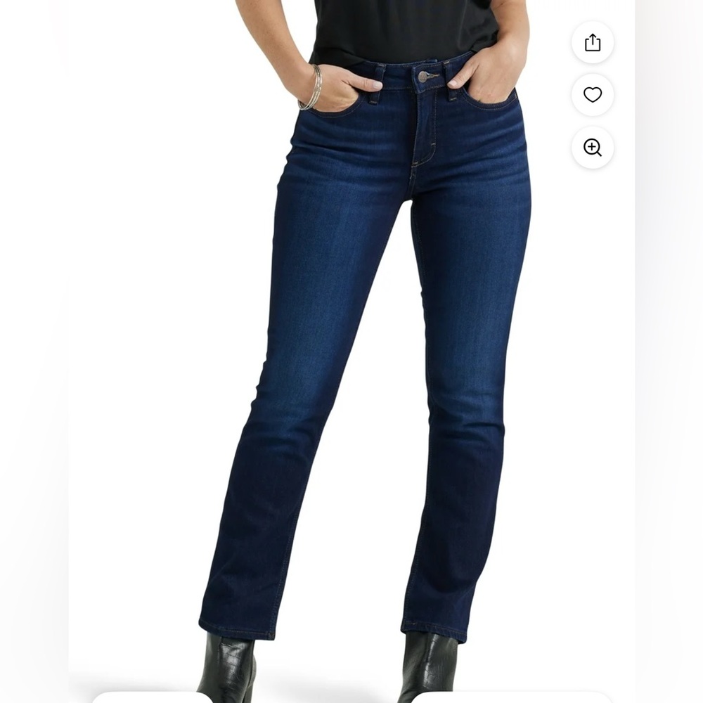 Lee Dark Blue Women's Straight Leg Jeans